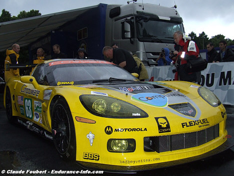 Jan Magnussen's Corvette #63.